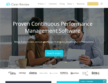 Tablet Screenshot of clearreview.com